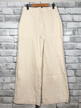 Joie Wide Leg Cream Pants. Size 8